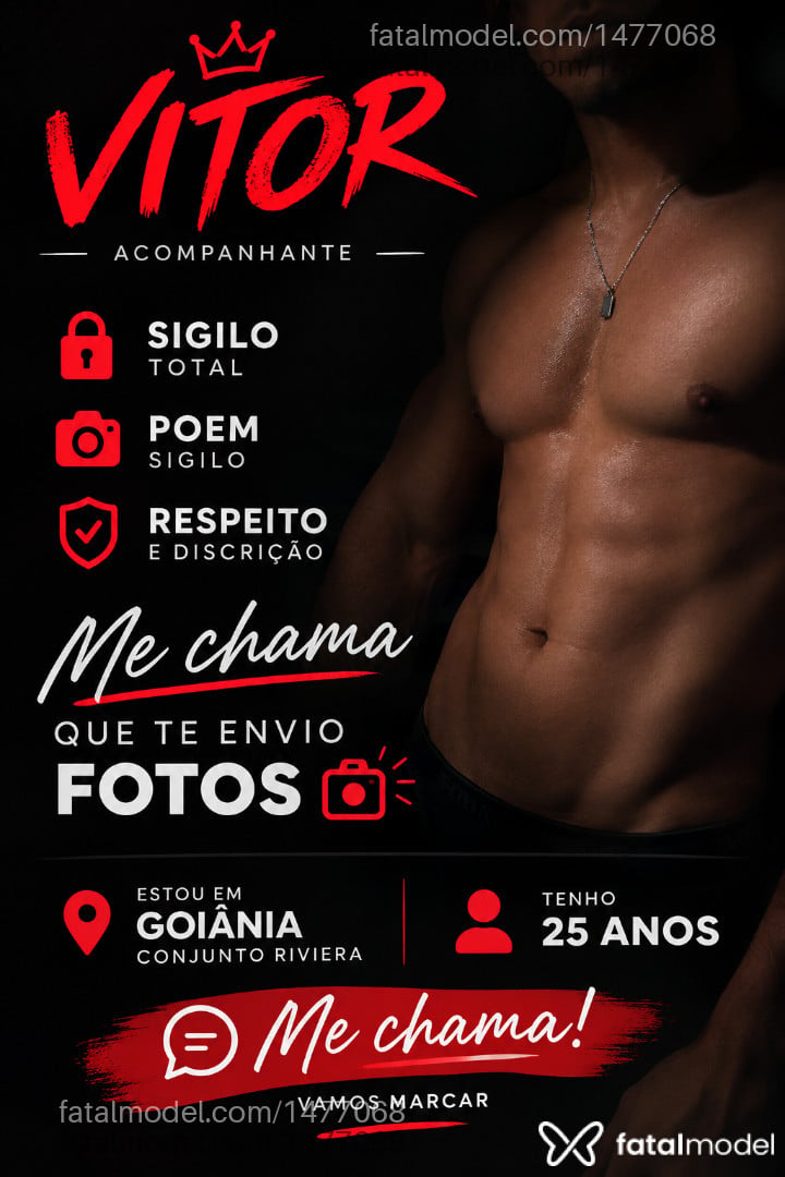Acompanhante homem morena (o) de olhos castanhos - Vitor Gabriel