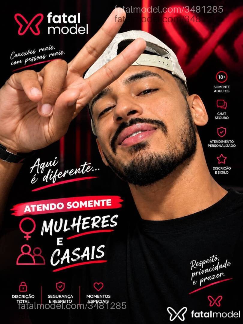 Acompanhante homem com cabelo castanho de olhos pretos - Guilherme