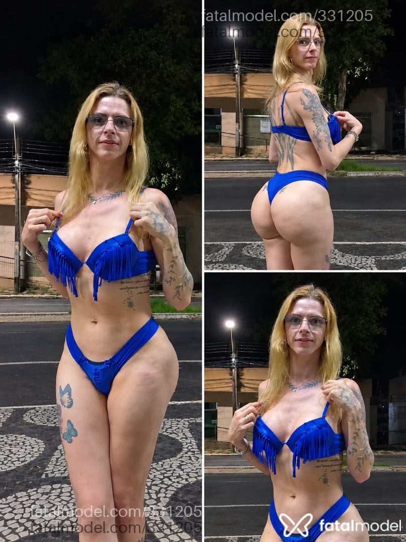 Acompanhante mulher trans loira (o) de olhos castanhos - Maya vaz