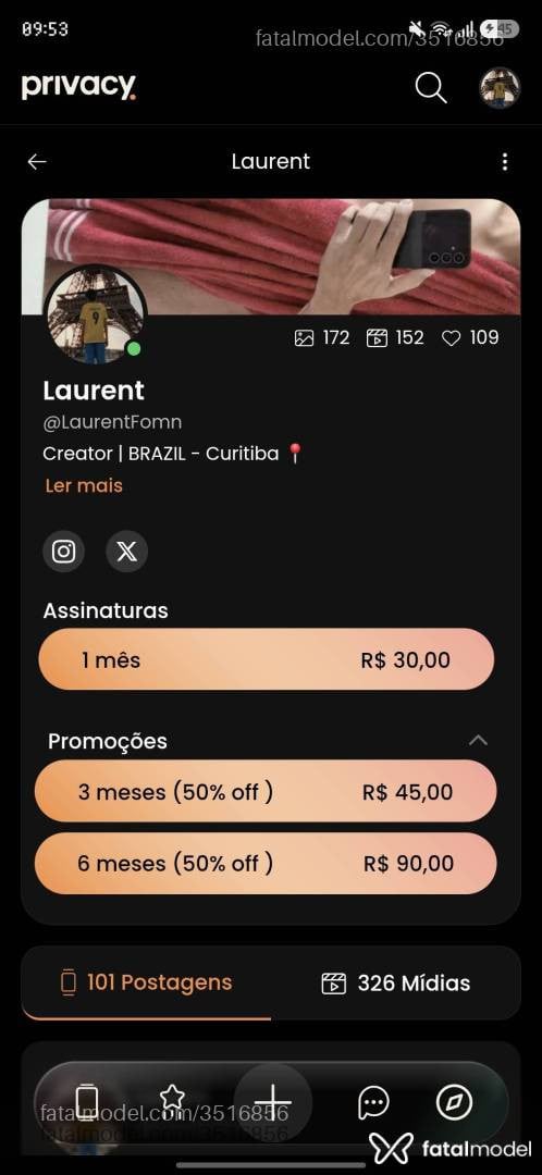 Acompanhante homem morena (o) de olhos castanhos - Pedro