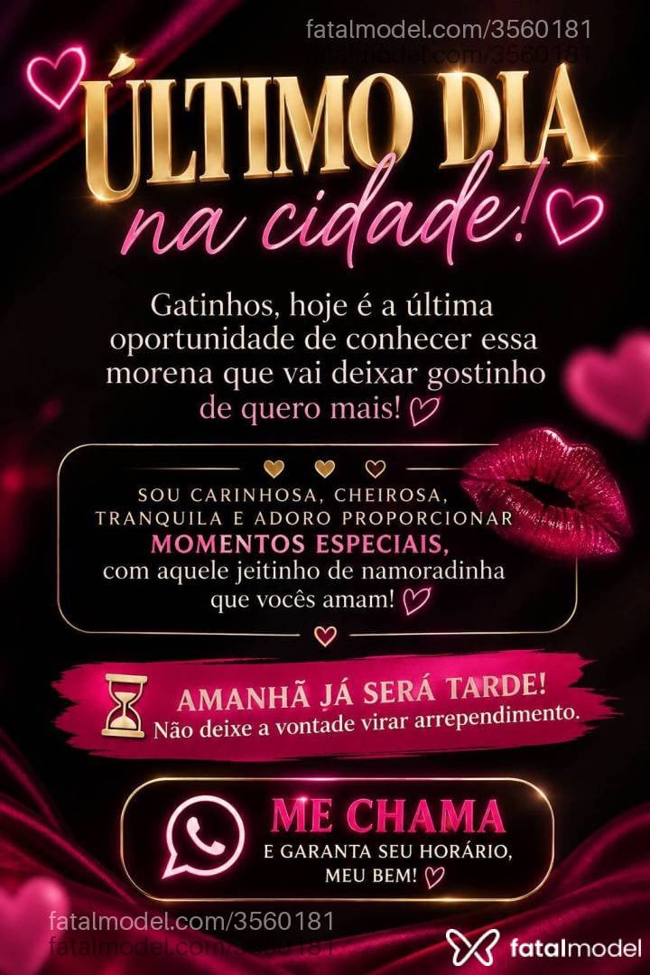 Acompanhante mulher morena (o) de olhos castanhos - Camila