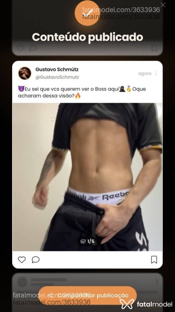Acompanhante homem morena (o) de olhos castanhos - Gustavo Schmutz