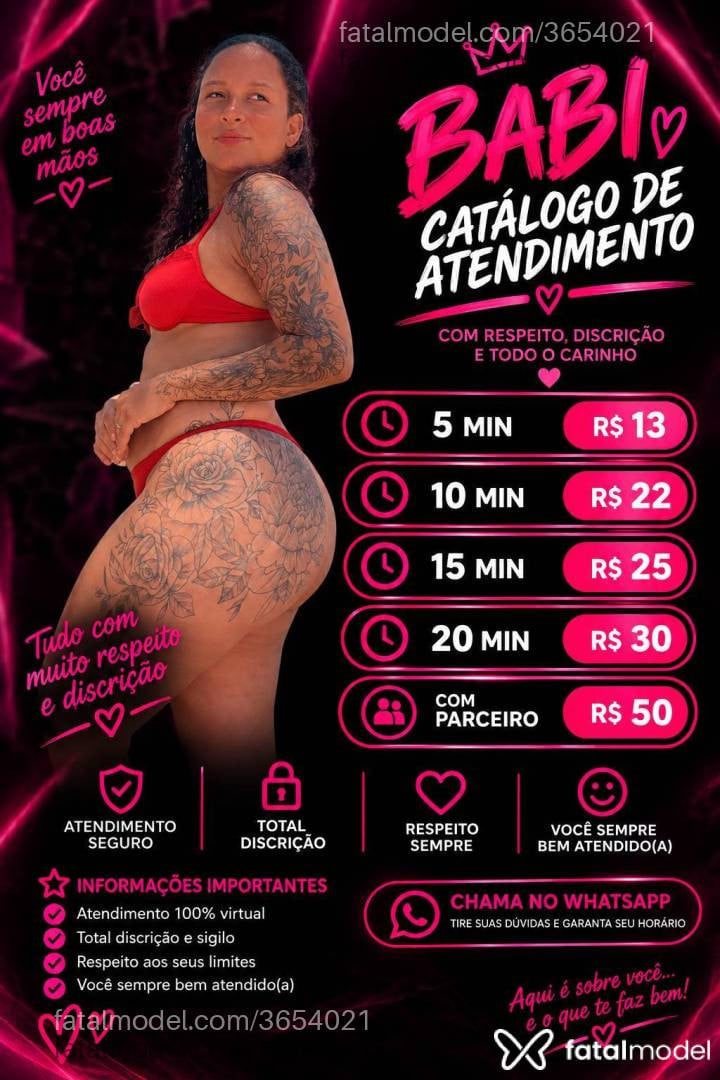 Acompanhante mulher morena (o) de olhos castanhos - Babisensual