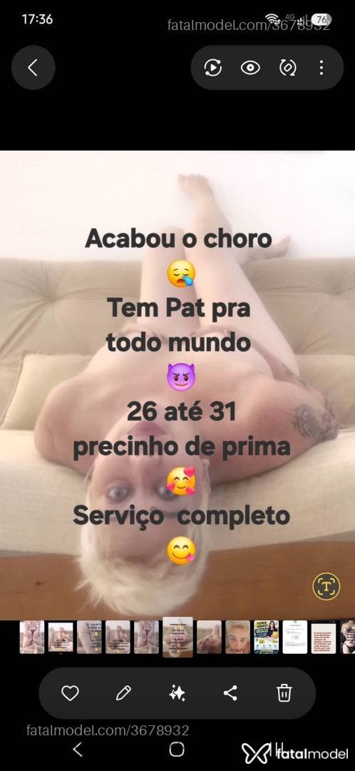Acompanhante mulher loira (o) de olhos verdes - Pat