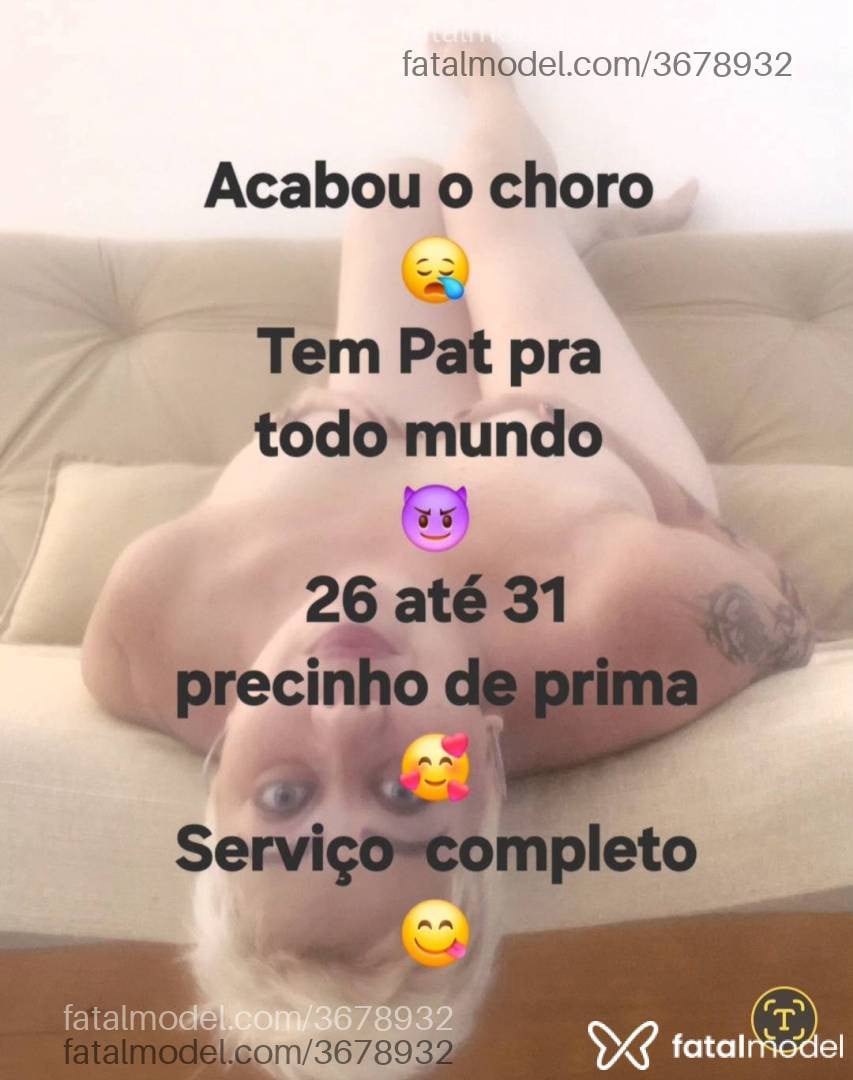 Acompanhante mulher loira (o) de olhos verdes - Pat