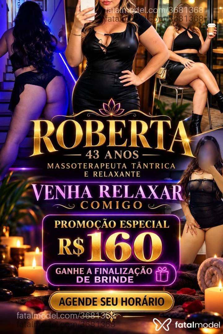 Acompanhante mulher morena (o) de olhos mel - Roberta