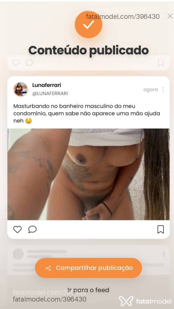 Acompanhante mulher trans com cabelo castanho de olhos castanhos - LUNA FERRARI Acompanhante mulher trans com cabelo castanho de olhos castanhos - LUNA FERRARI