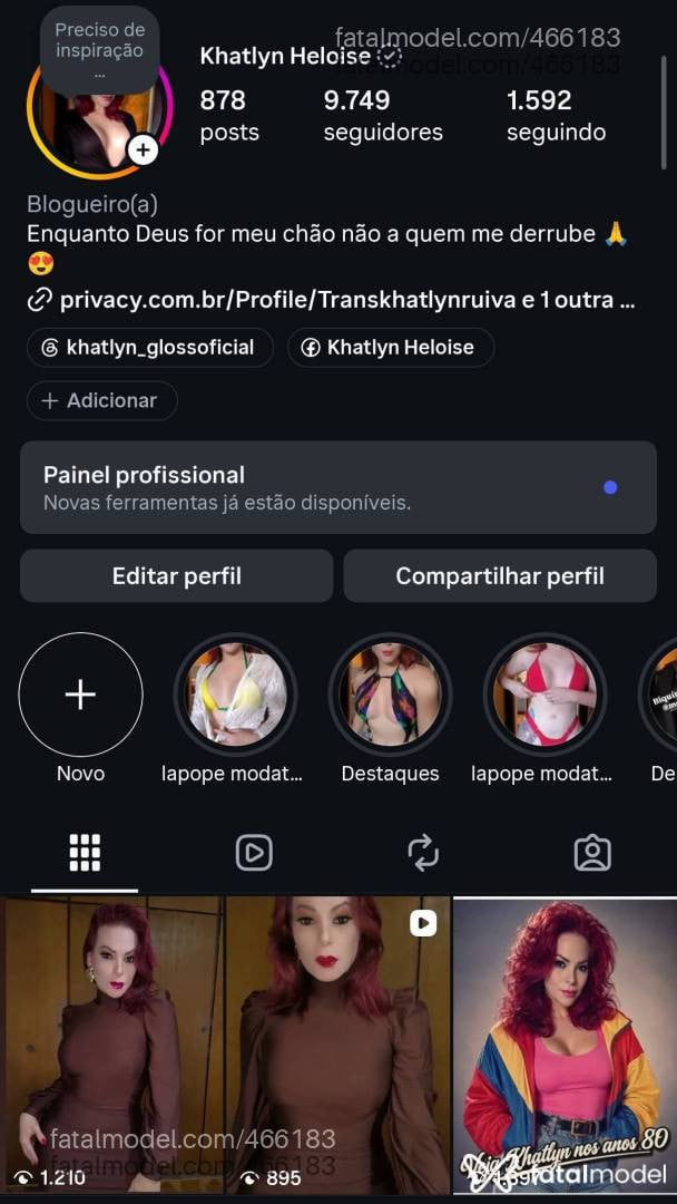 Acompanhante mulher trans ruiva (o) de olhos mel - Khatlyn heloise