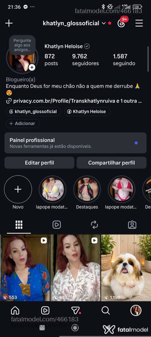 Acompanhante mulher trans ruiva (o) de olhos mel - Khatlyn heloise
