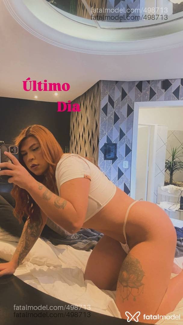 Acompanhante mulher trans ruiva (o) de olhos castanhos - Hevillyn Rodrigues