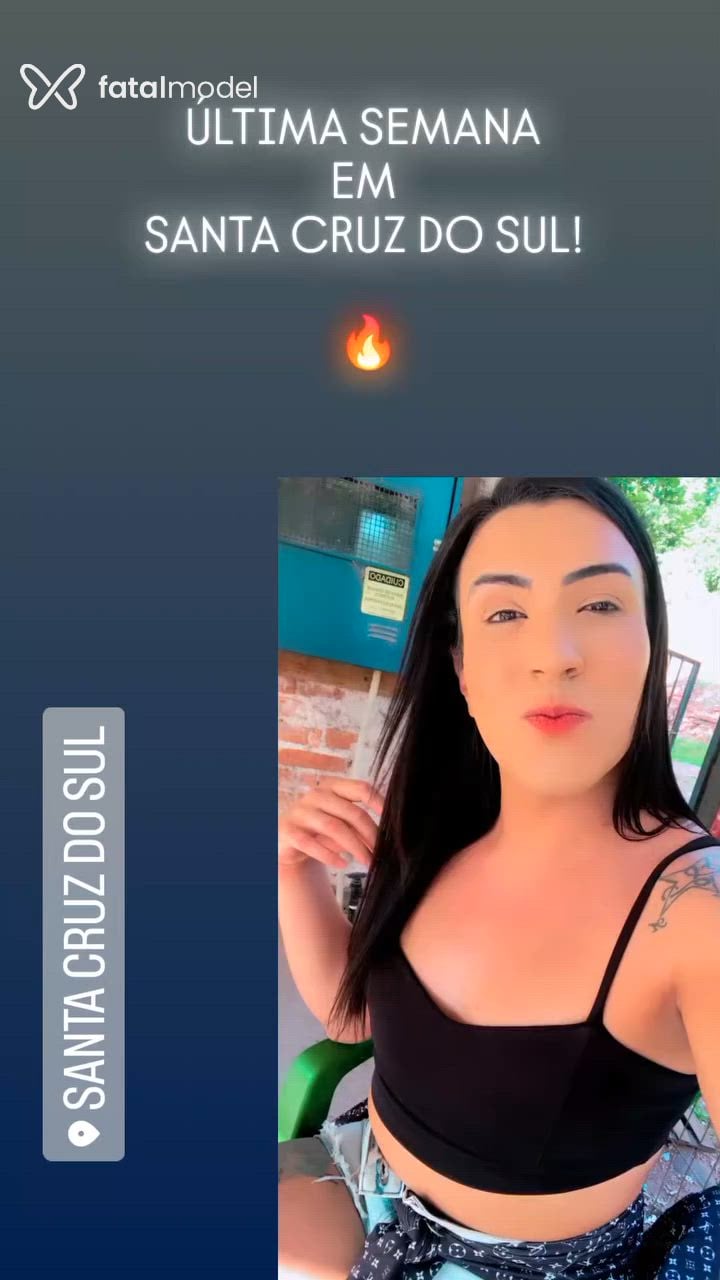 Acompanhante mulher trans morena (o) de olhos castanhos em Santa Cruz do Sul Acompanhante mulher trans morena (o) de olhos castanhos em Santa Cruz do Sul - Jessika Ferrari