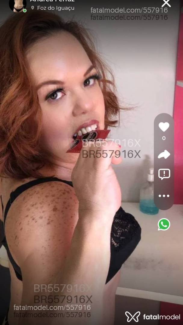 Acompanhante mulher ruiva (o) de olhos mel em Foz do Iguaçu - Andrea Ferraz