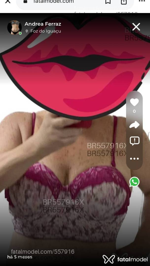 Acompanhante mulher ruiva (o) de olhos mel em Foz do Iguaçu - Andrea Ferraz