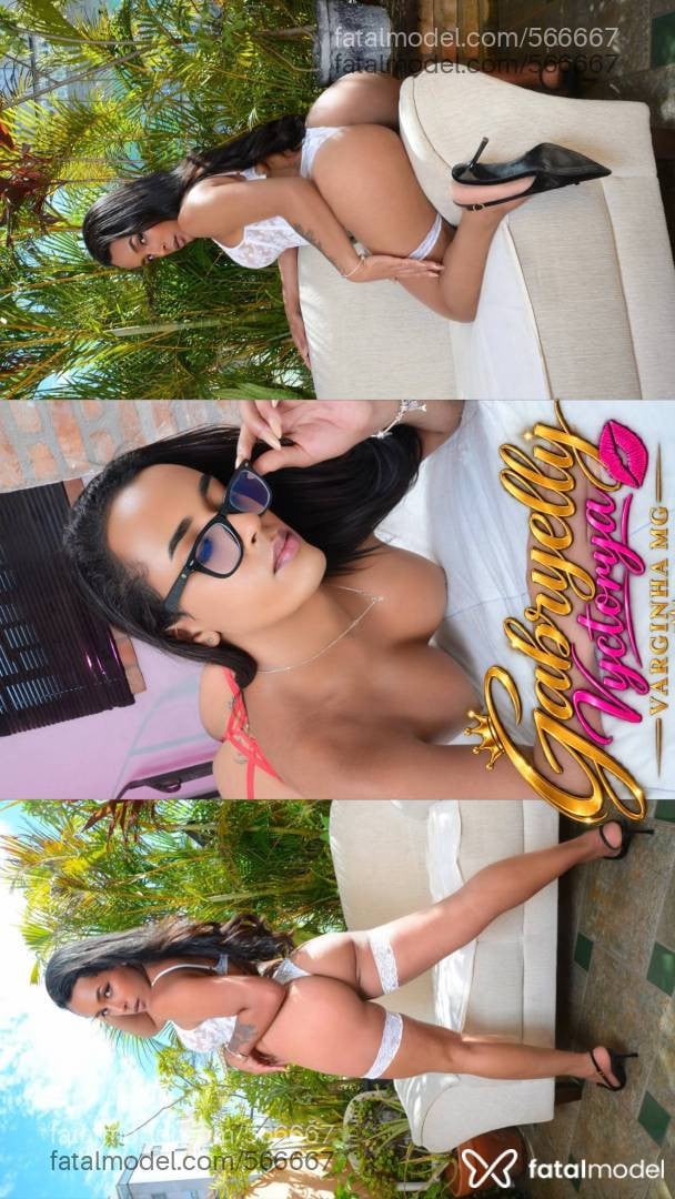 Acompanhante mulher trans com cabelo castanho de olhos castanhos - Gabryelly Vyctorya