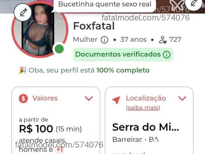 Acompanhante mulher morena (o) de olhos castanhos - Foxfatal