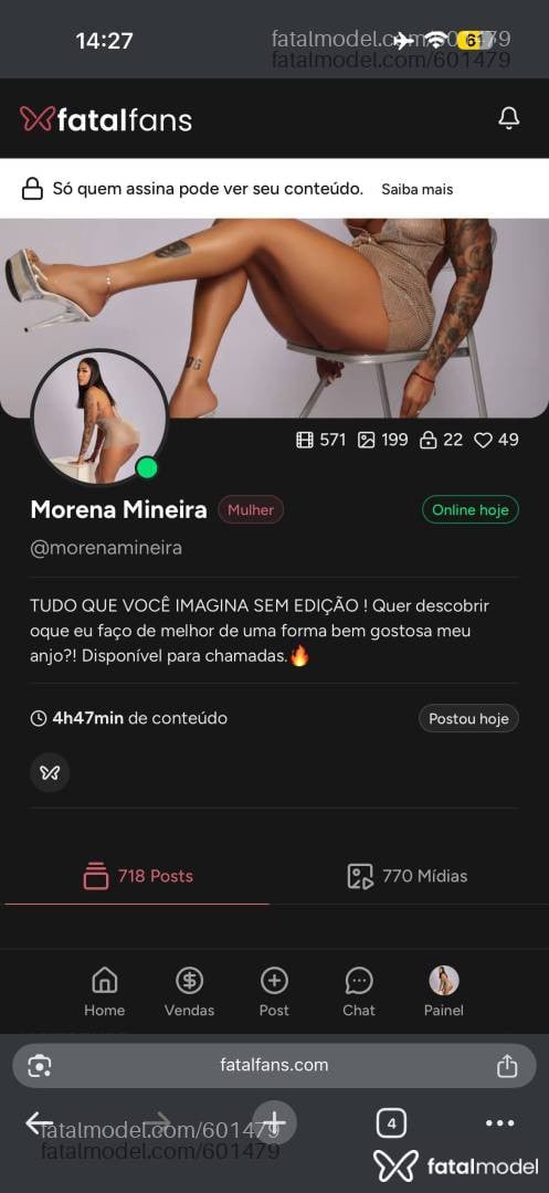 Acompanhante mulher morena (o) de olhos pretos - Bruna Luíza