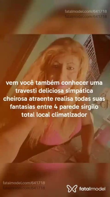 Acompanhante travesti loira (o) de olhos castanhos em Marabá - Alinne silva