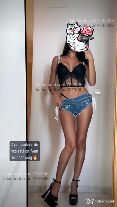 Acompanhante mulher morena (o) de olhos castanhos em Virtual - Ana Lua