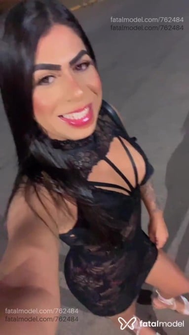 Acompanhante mulher trans com cabelo castanho de olhos castanhos em Sorriso - Luagah