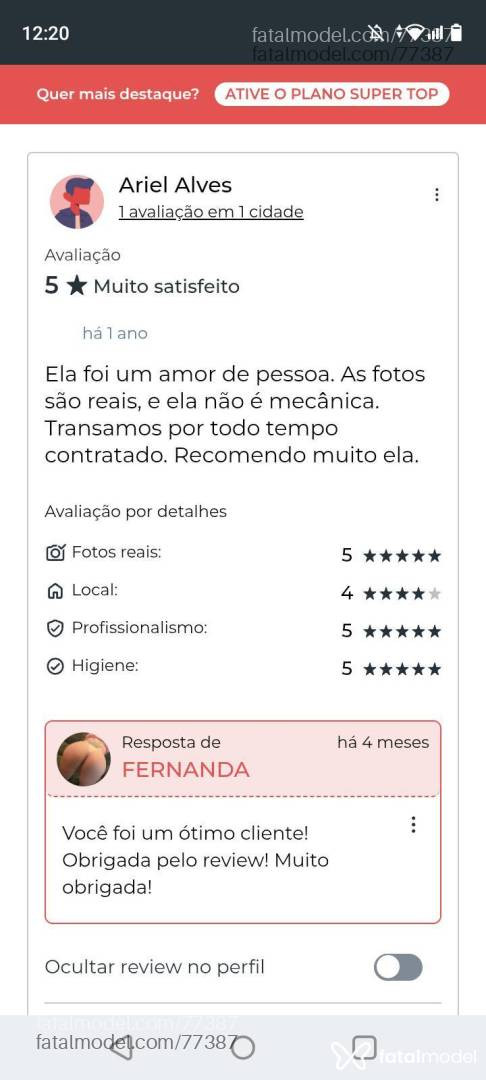 Acompanhante mulher loira (o) de olhos castanhos - FERNANDA Acompanhante mulher loira (o) de olhos castanhos - FERNANDA