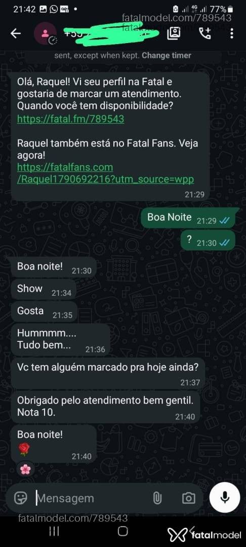 Acompanhante mulher morena (o) de olhos castanhos - Raquel