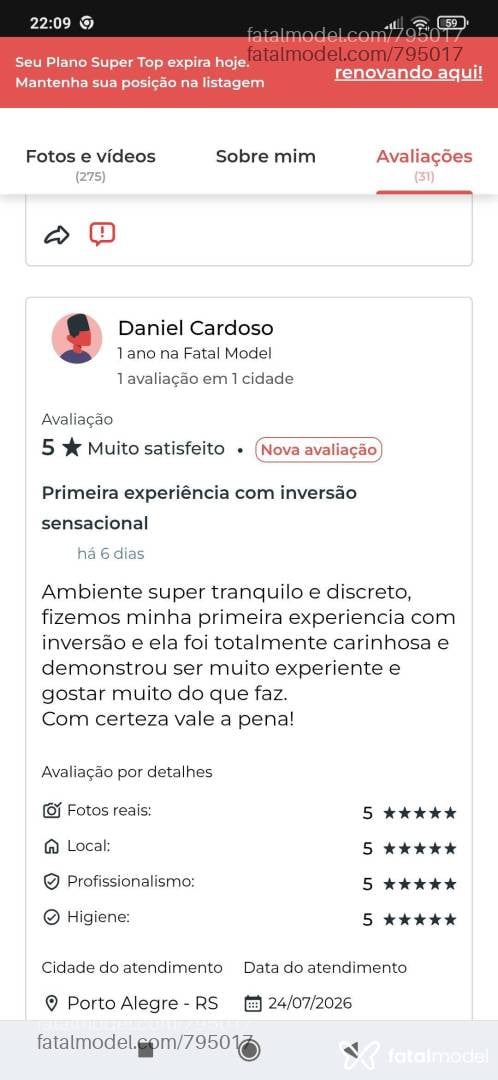 Acompanhante mulher morena (o) de olhos castanhos - Victoria