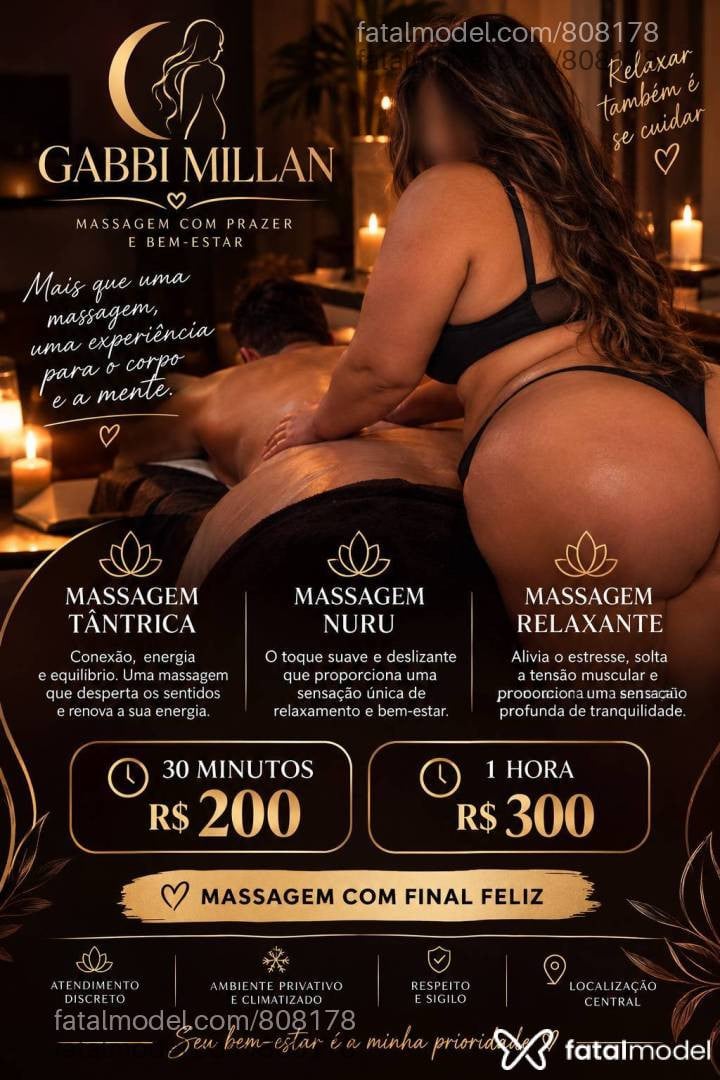 Acompanhante mulher morena (o) de olhos castanhos - Gabbi Millan