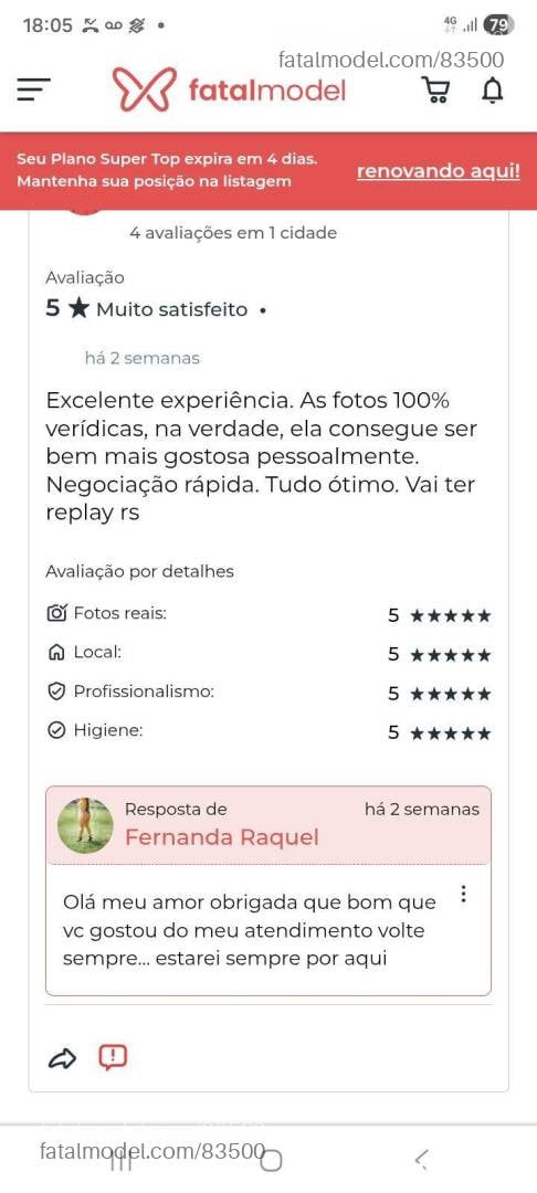 Acompanhante mulher loira (o) de olhos castanhos em Rio Branco - Fernanda Raquel