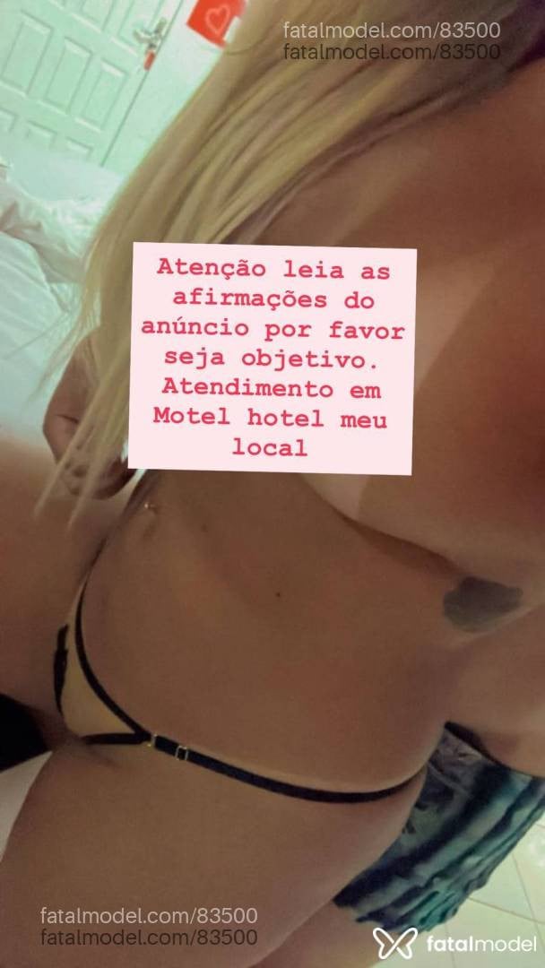 Acompanhante mulher loira (o) de olhos castanhos - Fernanda Raquel