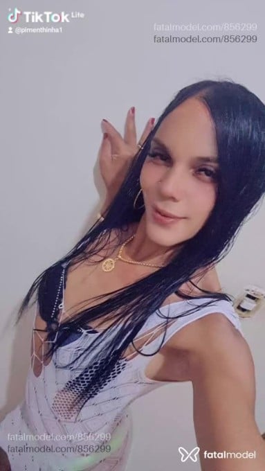 Acompanhante mulher trans morena (o) de olhos pretos em Mirassol - Gaby Pimenthinha