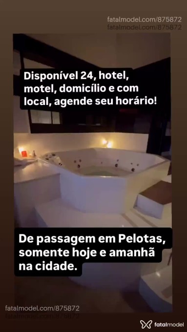 Acompanhante mulher morena (o) de olhos castanhos em Pelotas Acompanhante mulher morena (o) de olhos castanhos em Pelotas - Pamela Medeiros