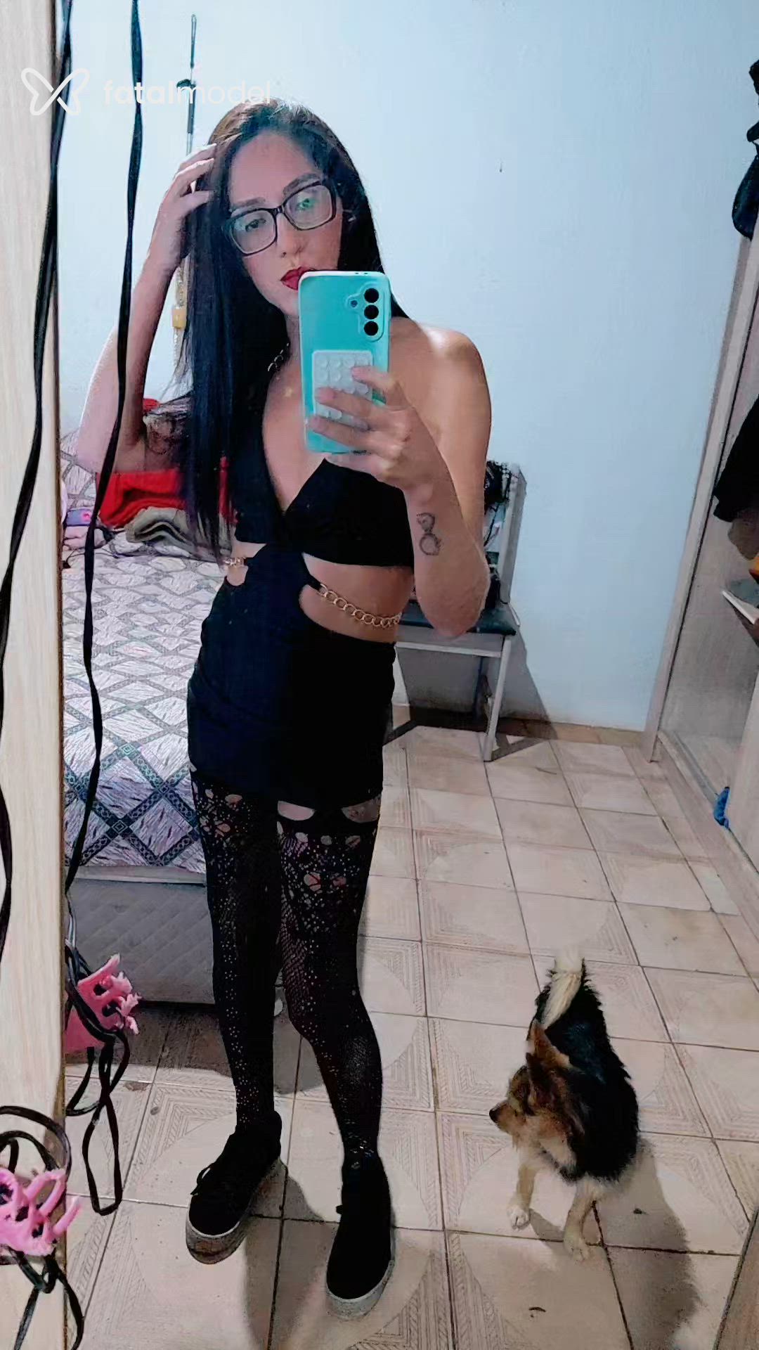 Acompanhante travesti com cabelo castanho de olhos castanhos - Rafaela Rodrigues