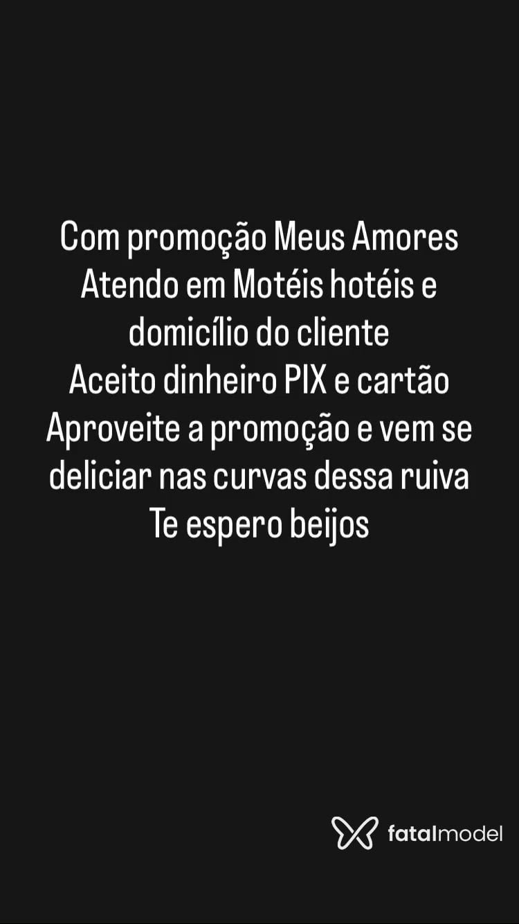 Acompanhante mulher ruiva (o) de olhos castanhos - Juliana
