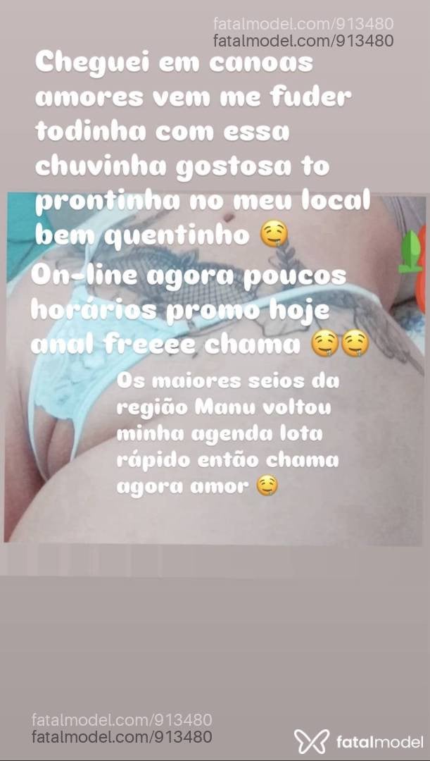 Acompanhante mulher morena (o) de olhos castanhos - Emanuely manu