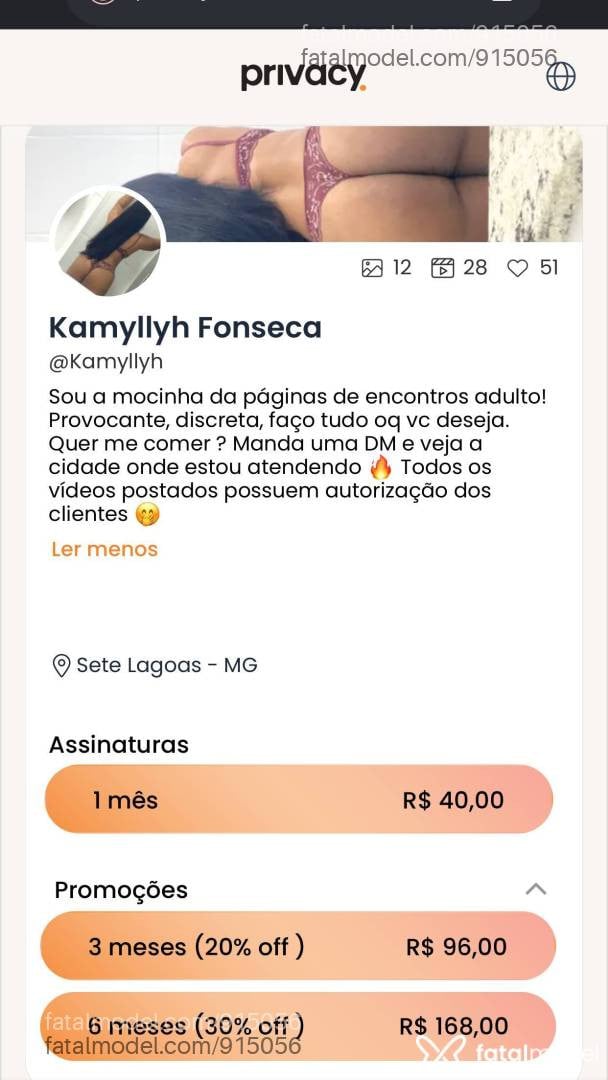 Acompanhante mulher morena (o) de olhos pretos - Kamyllyh Fonseca
