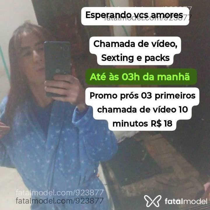 Acompanhante mulher trans loira (o) de olhos castanhos em Virtual - Milena