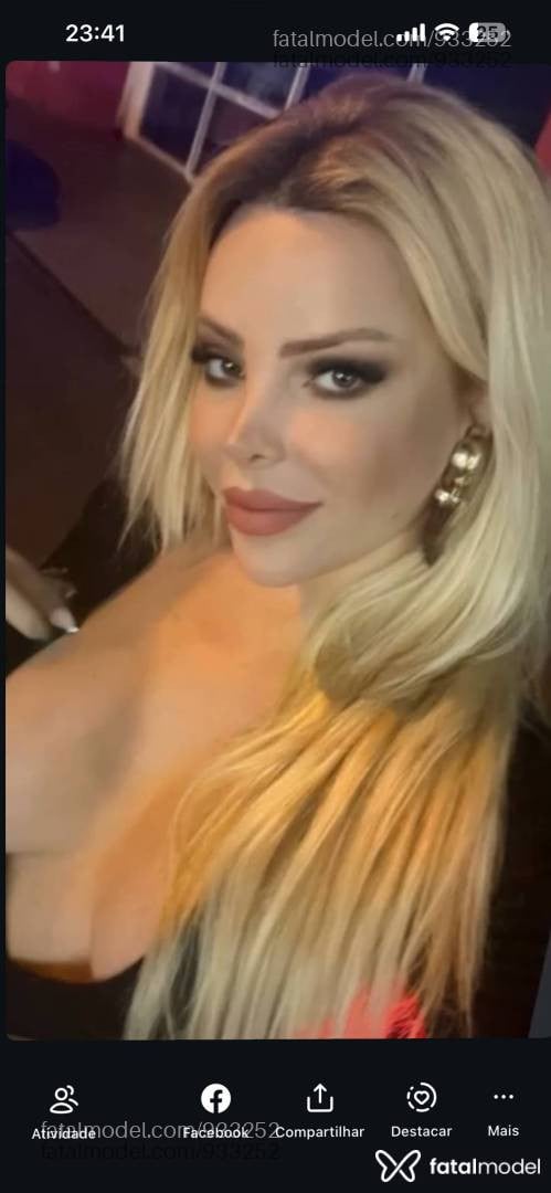 Acompanhante mulher trans loira (o) de olhos azuis em Jales - Amanda