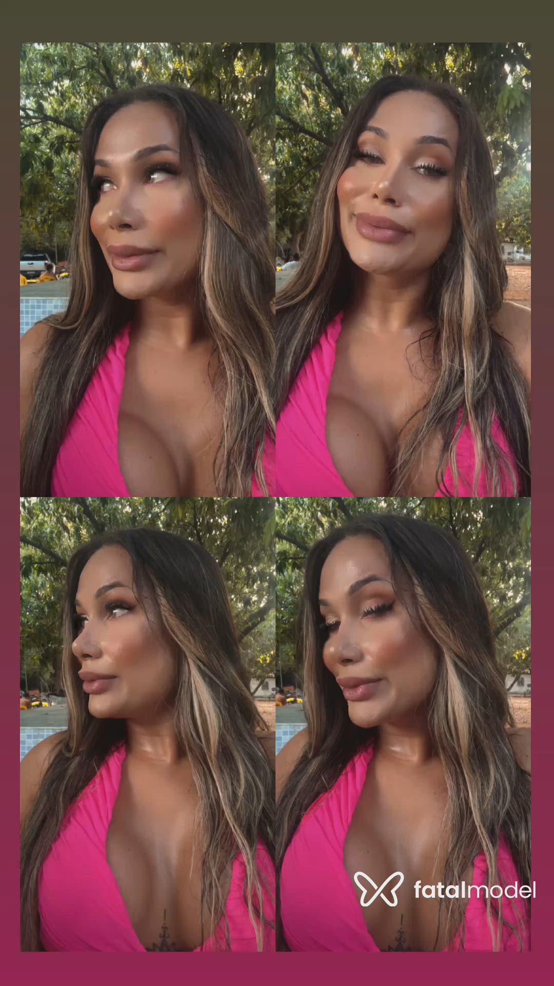 Acompanhante mulher trans morena (o) de olhos castanhos - Mirella Tavares