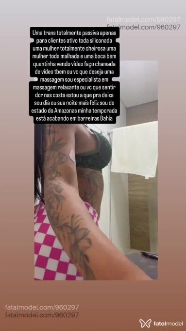Acompanhante mulher trans morena (o) de olhos castanhos em Barreiras Acompanhante mulher trans morena (o) de olhos castanhos em Barreiras - Maria Eduarda