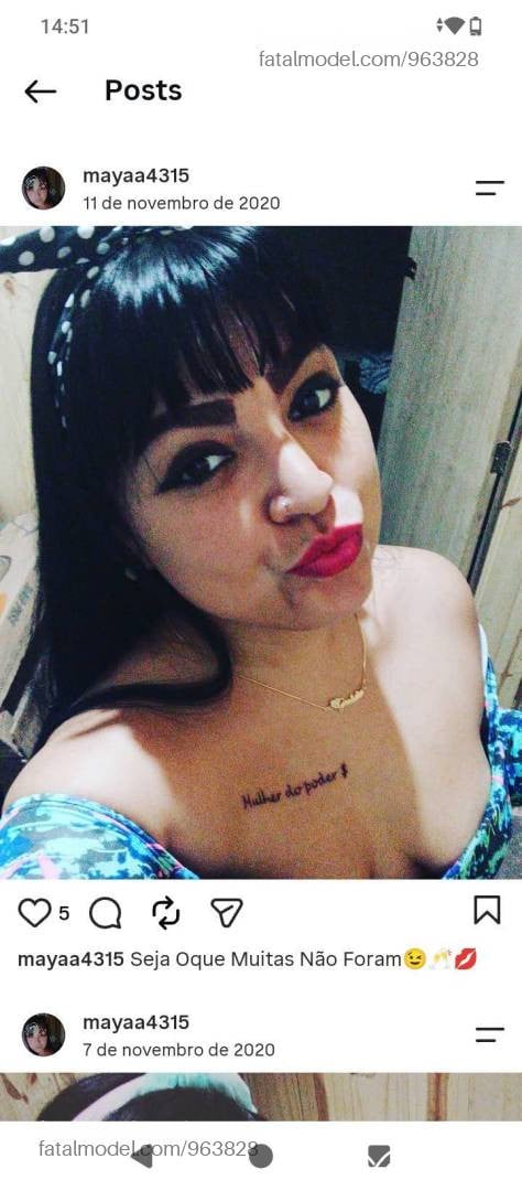 Acompanhante mulher morena (o) de olhos castanhos - Maya santos