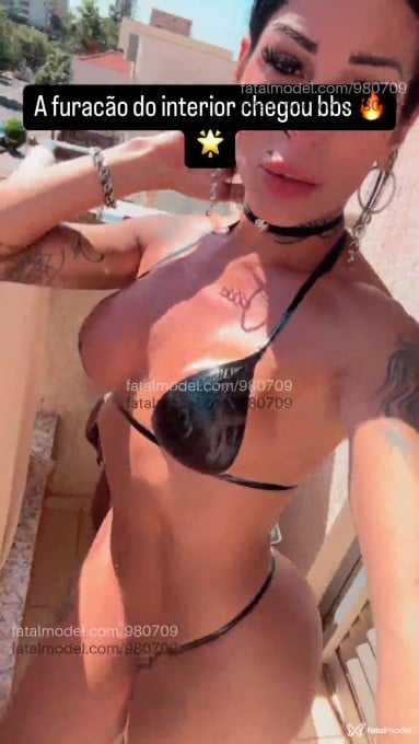 Acompanhante mulher trans morena (o) de olhos mel em Franca - Paula Dantas