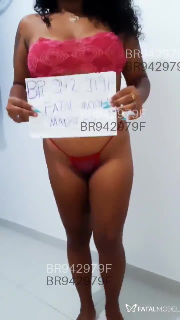 Imagem do vídeo de verificação de Luara Nunes